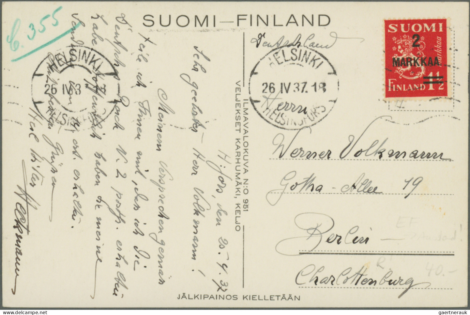 Finland: 1794/2010, Sophisticated Balance Of Apprx. 1.200 Covers/cards With Plen - Briefe U. Dokumente