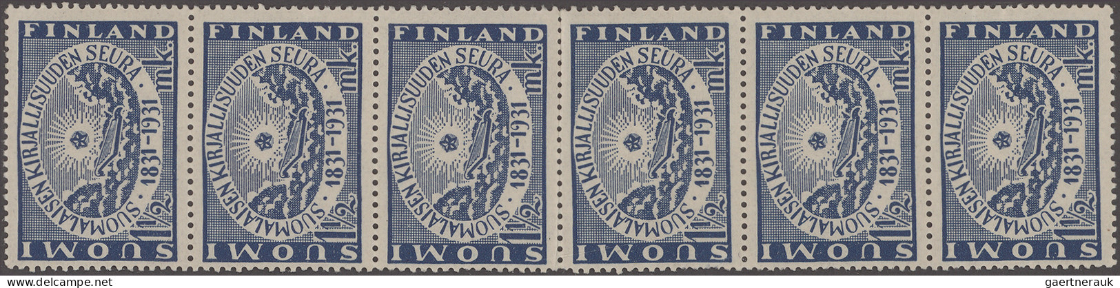 Finland: 1930/1942, Comprehensive MNH Balance Of (larger) Multiples Incl. Variou - Nuevos