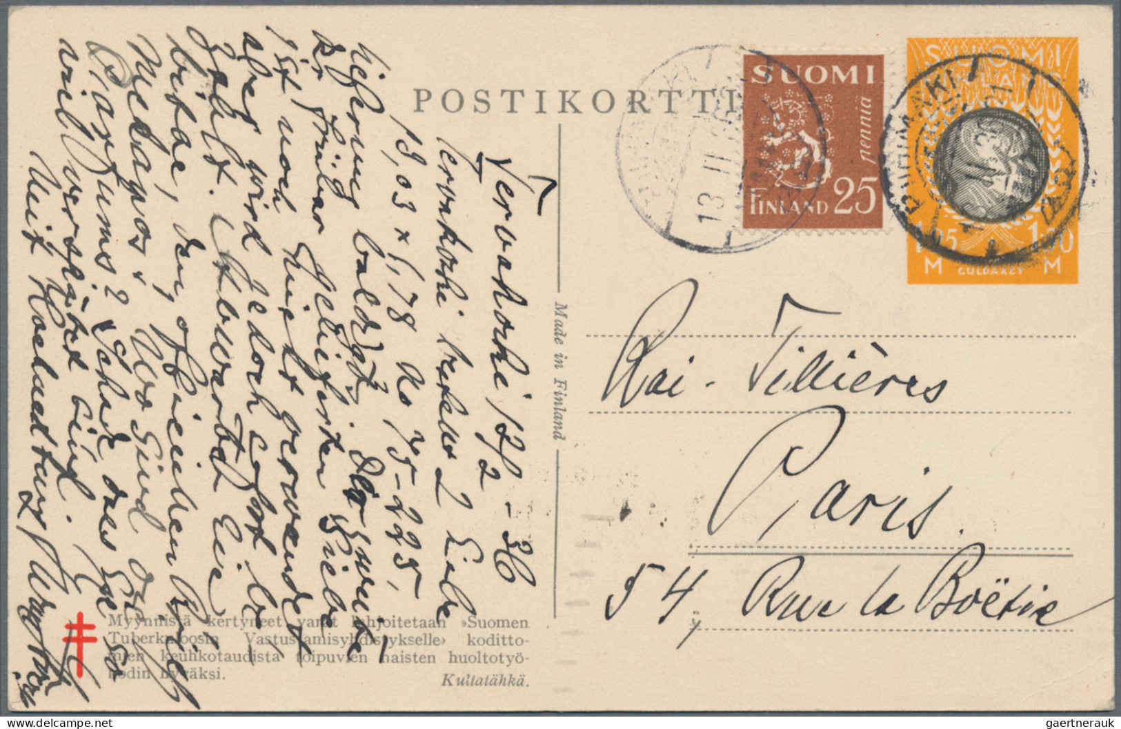 Finland - Postal Stationery: 1872/1980 (ca.), Collection Of Apprx. 240 Used/unus - Postwaardestukken