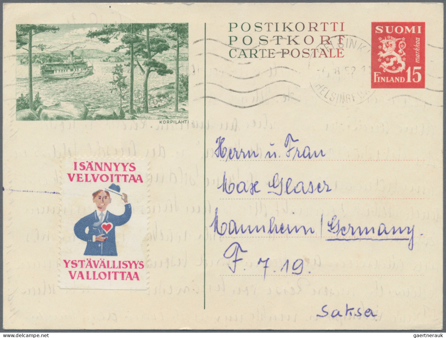 Finland - Postal Stationery: 1872/1980 (ca.), Collection Of Apprx. 240 Used/unus - Postwaardestukken