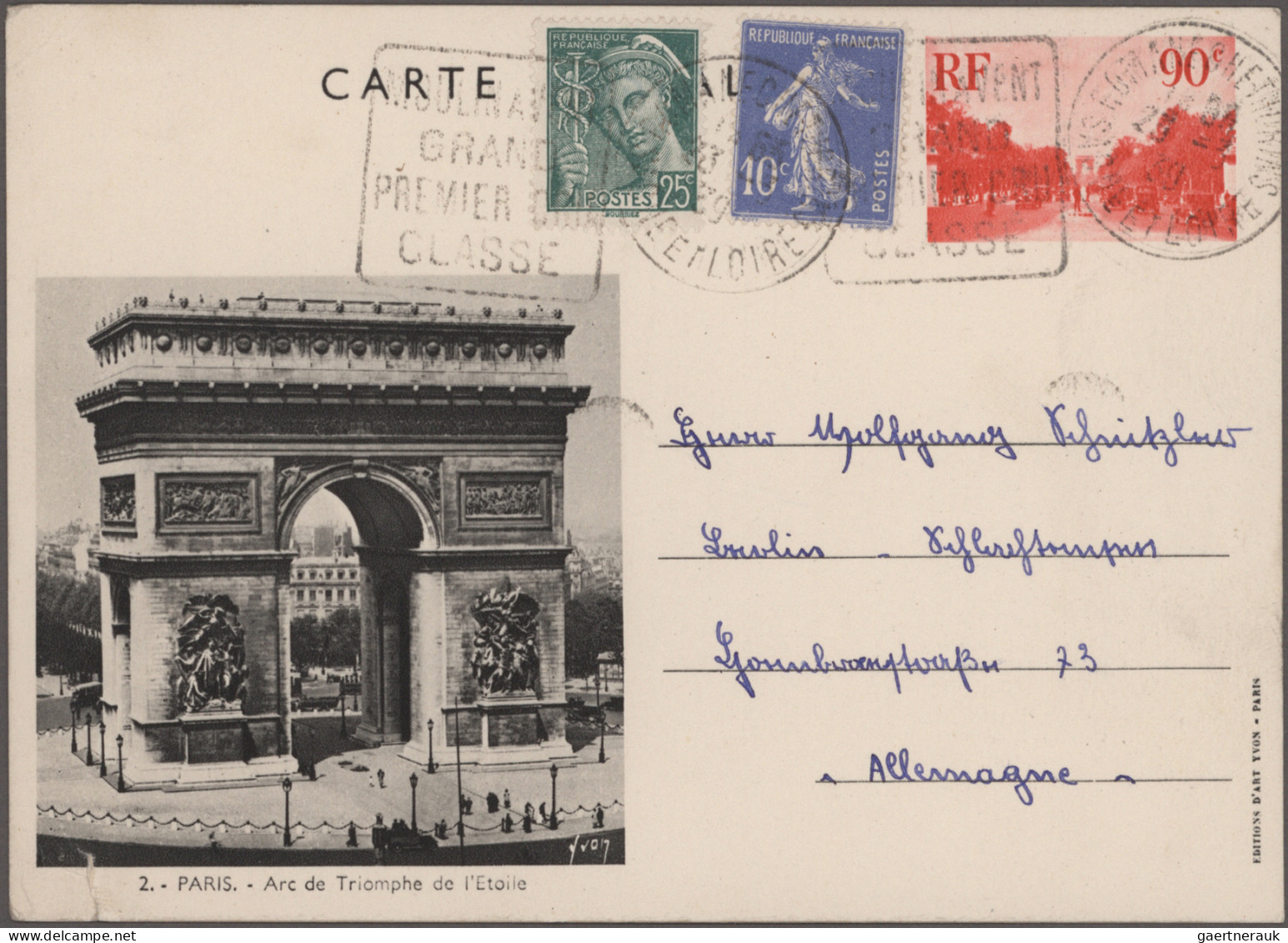 France: 1812/2004, Sophisticated Balance Of Apprx. 390 Covers/cards From A Good - Collections