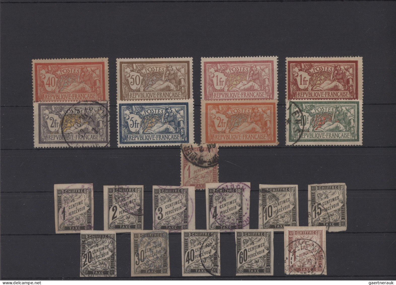France: 1849/1870 Group Of More Than 100 Stamps, Mainly Classics, With 40 Imperf - Colecciones Completas