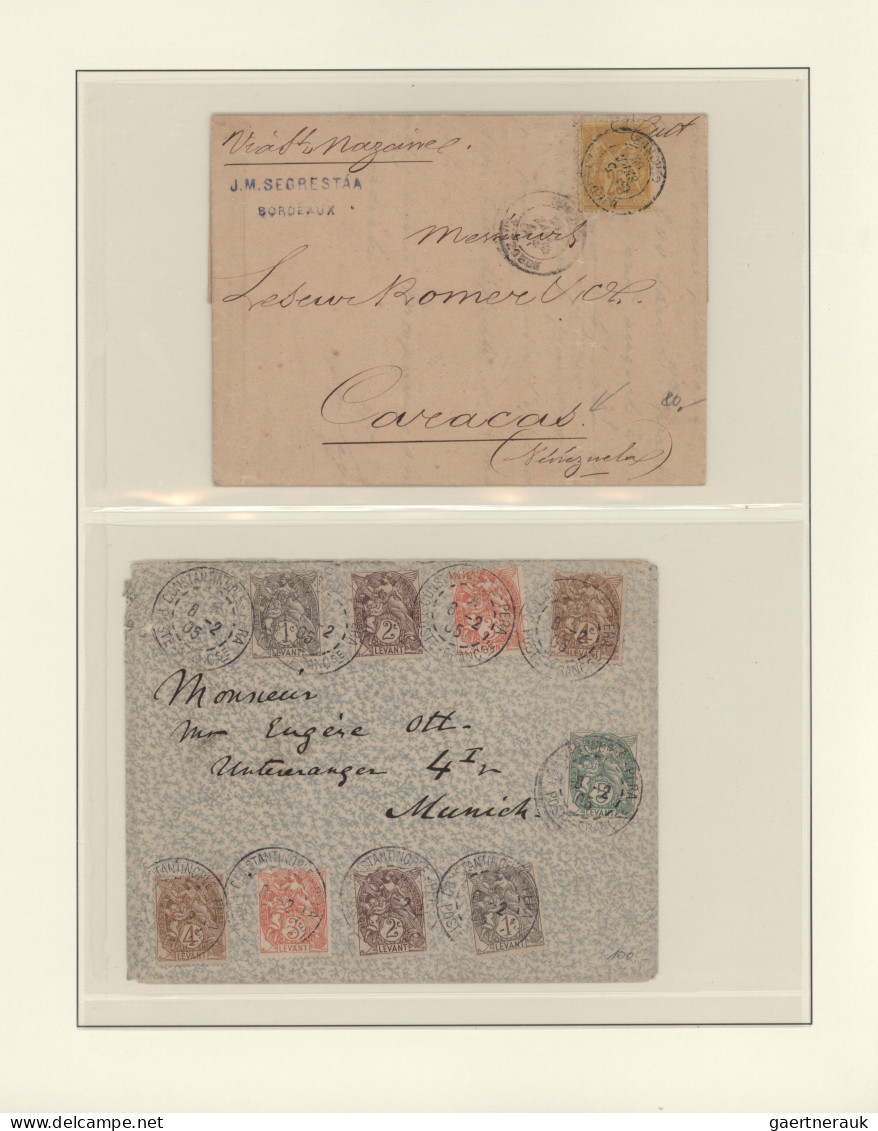 France: 1849/1910 (ca.), Used Collection In A Lindner Album, Mixed Quality From - Collections