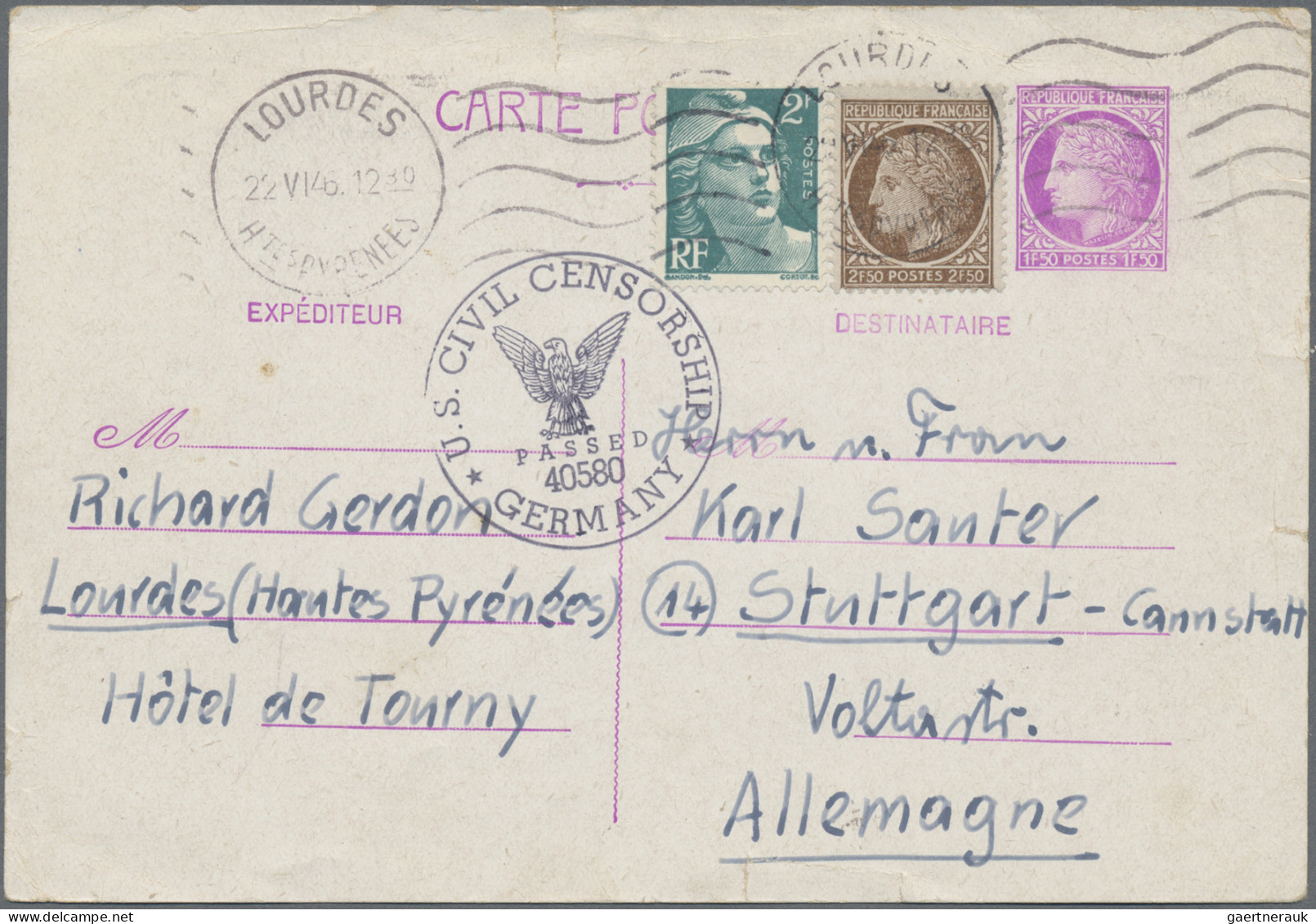 France: 1850/2000 (ca.), France+Monaco, balance of aprpx. 650 entires with speci