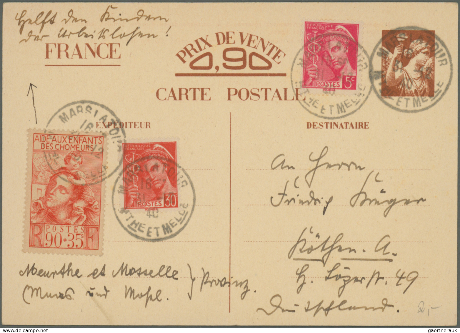 France: 1857/1965, France+area, Lot Of Apprx. 100 Covers/cards, E.g. Nice Napole - Sammlungen