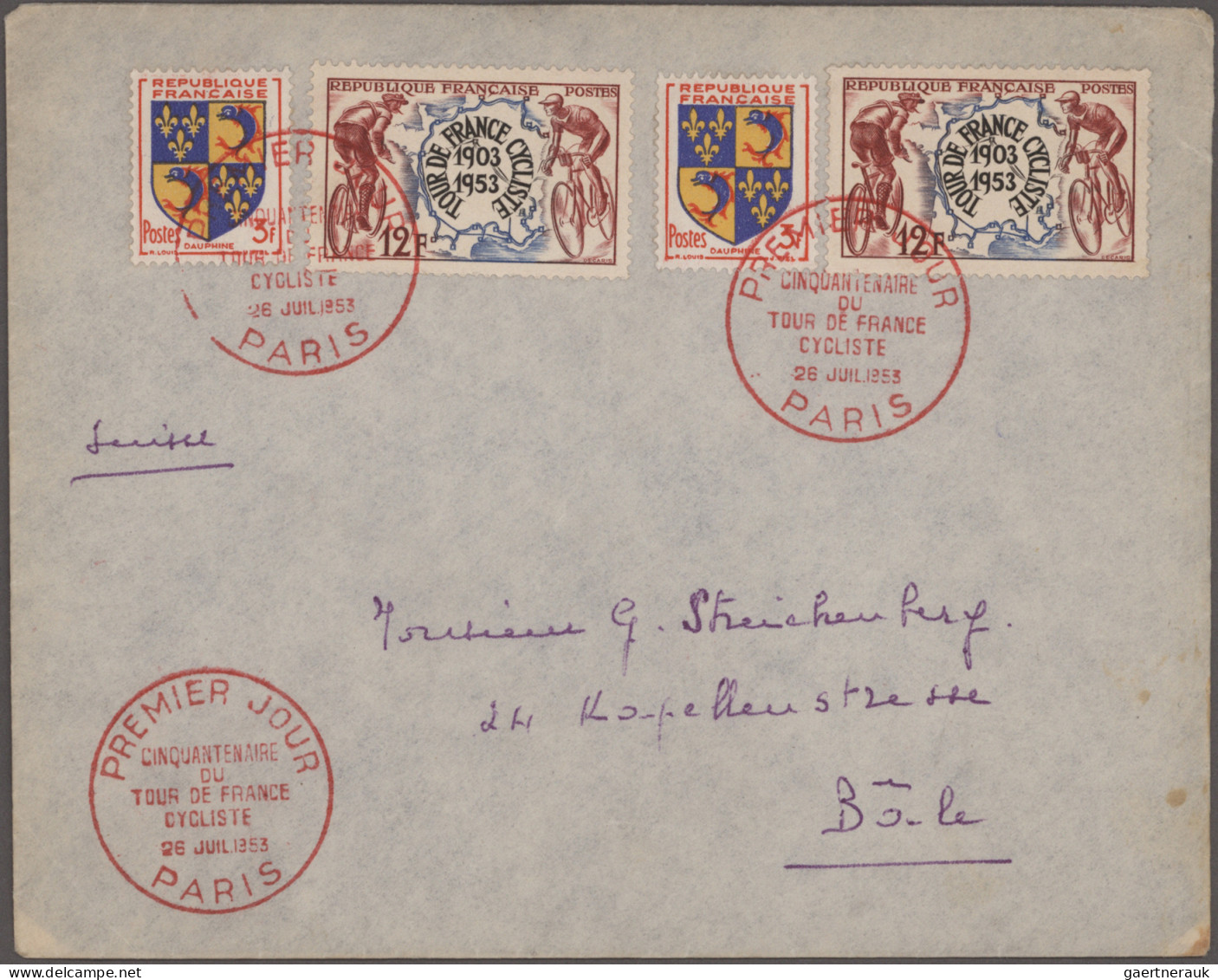 France: 1865/1970 (ca.), Balance Of Apprx. 370 Covers/cards/stationeries, Incl. - Sammlungen