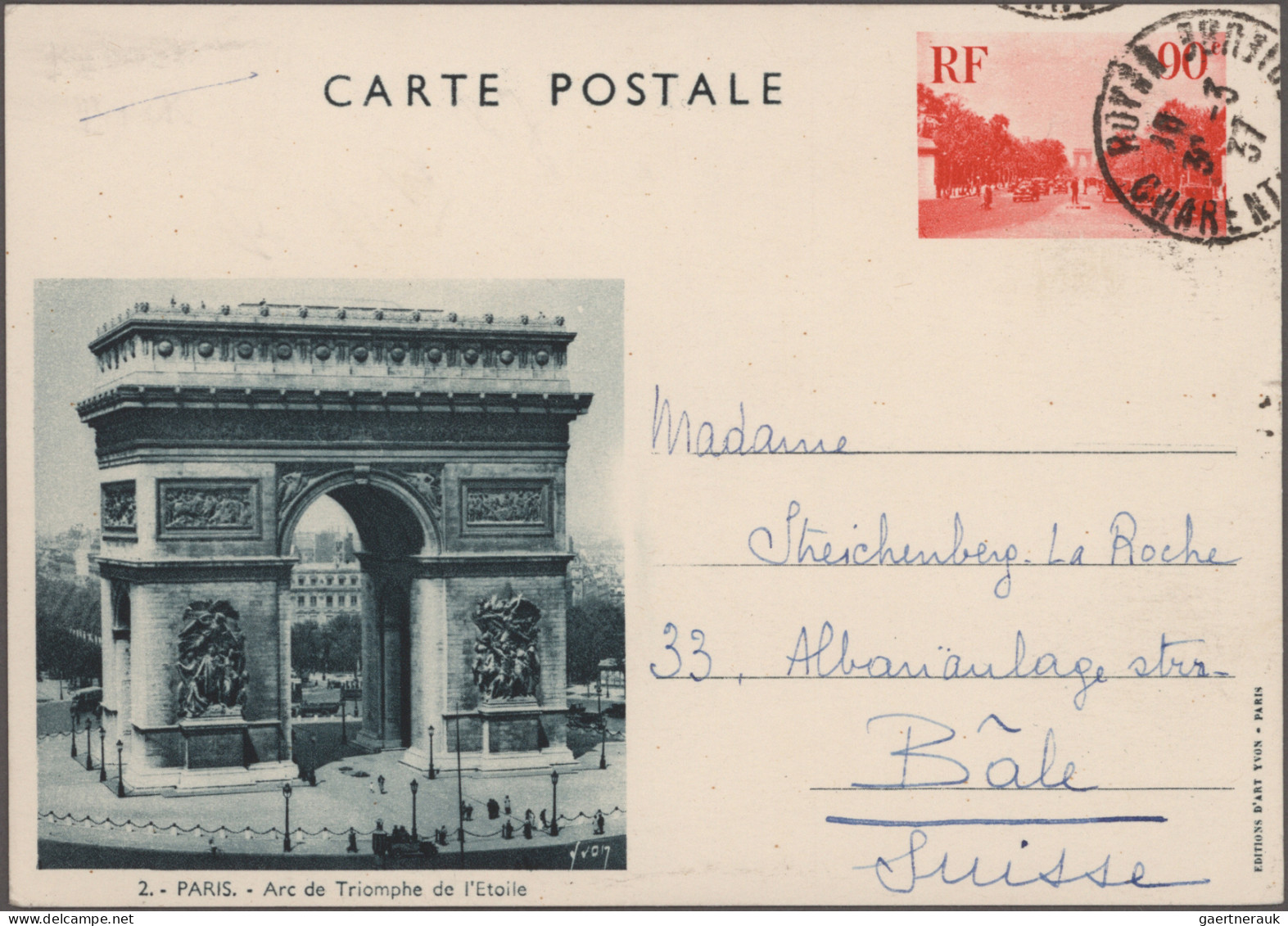 France: 1865/1970 (ca.), Balance Of Apprx. 370 Covers/cards/stationeries, Incl. - Collections