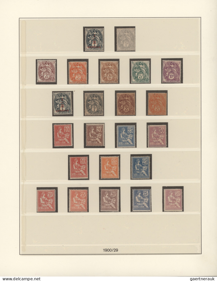 France: 1900/1929, Type Blanc And Mouchon, A Decent Mint Collection Of 23 Stamps - Collections