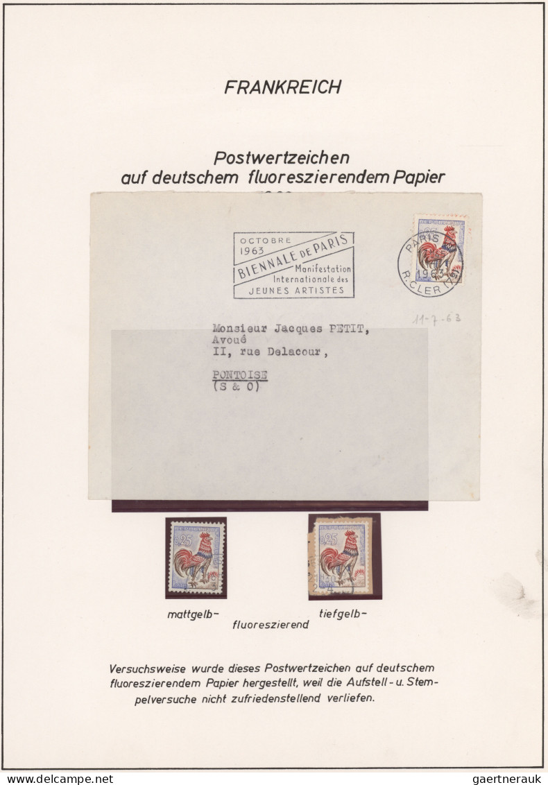 France - Specialities: 1963/1990, Sammlung Postautomation Mit Marken, Markenheft - Autres & Non Classés