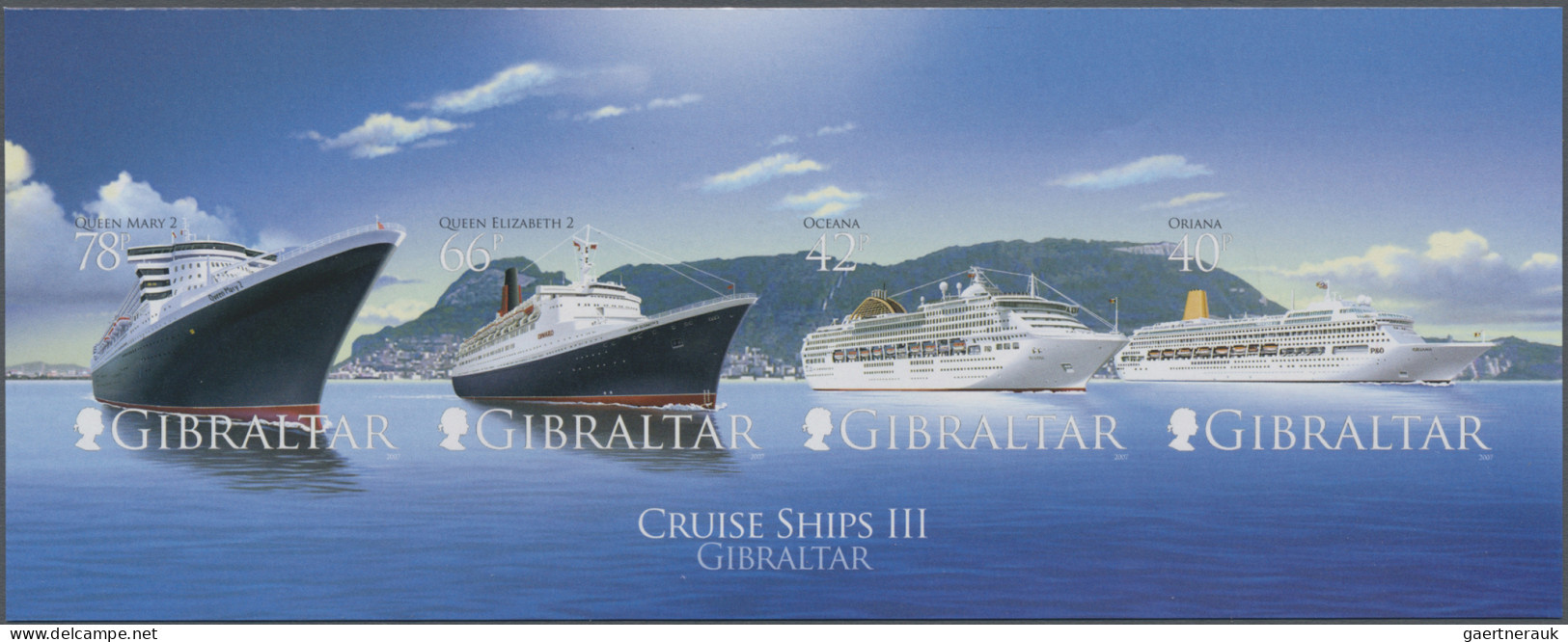 Gibraltar: 2001/2016. Collection containing 3701 IMPERFORATE stamps and 137 IMPE