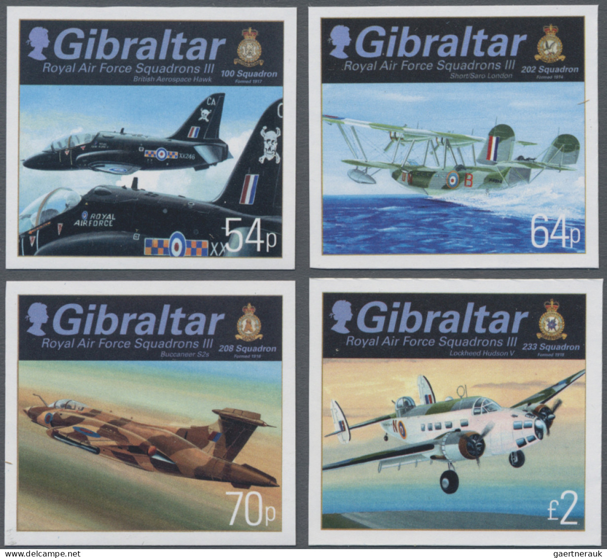 Gibraltar: 2001/2016. Collection containing 3701 IMPERFORATE stamps and 137 IMPE