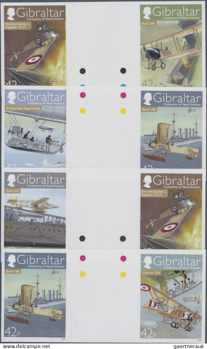 Gibraltar: 2002/2013. Collection Containing 201 IMPERFORATE Stamps (inclusive S/ - Gibraltar