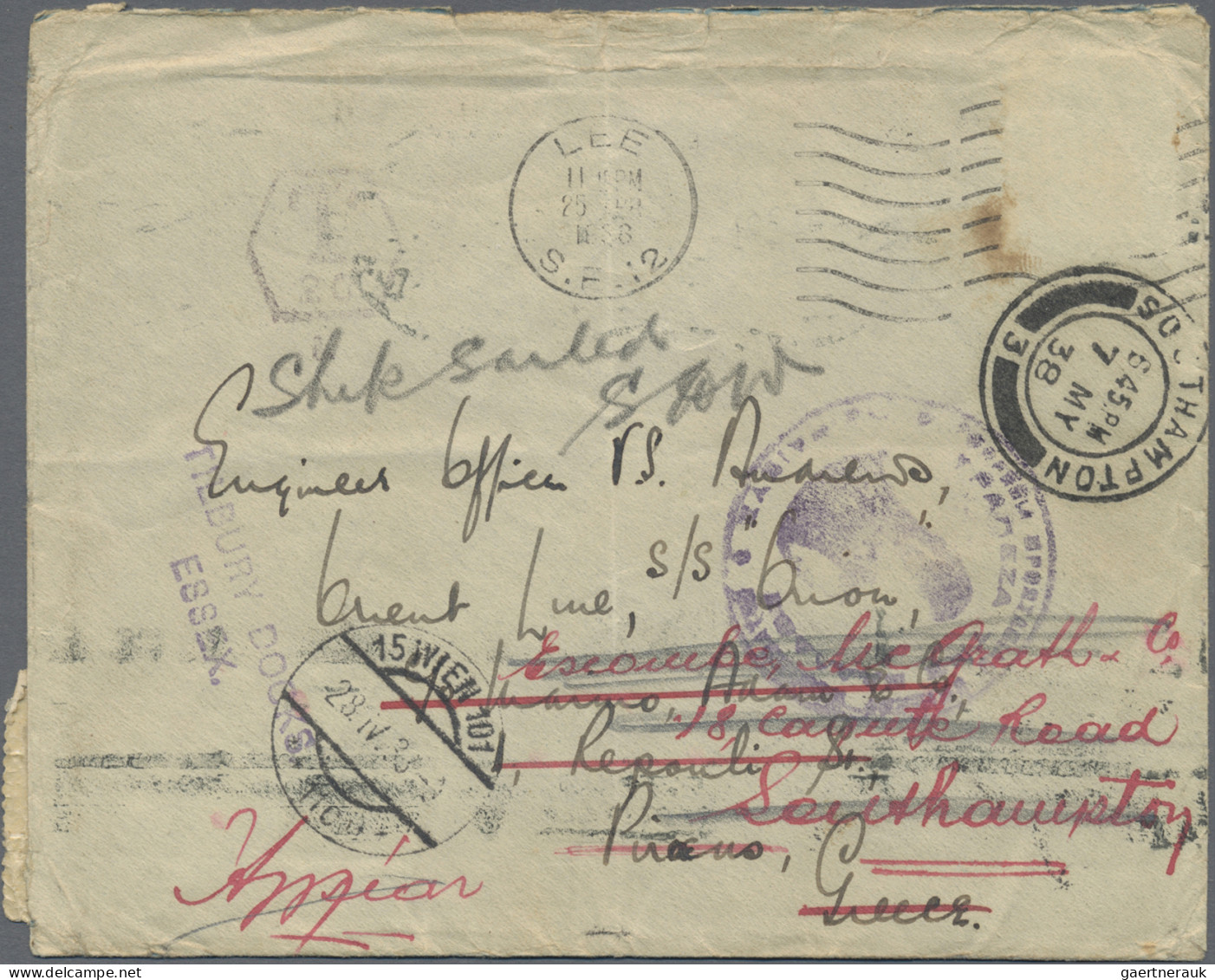 Greece: 1936/1941, Assortment Of 45 Covers/cards (14 To Foreign Destinations And - Brieven En Documenten