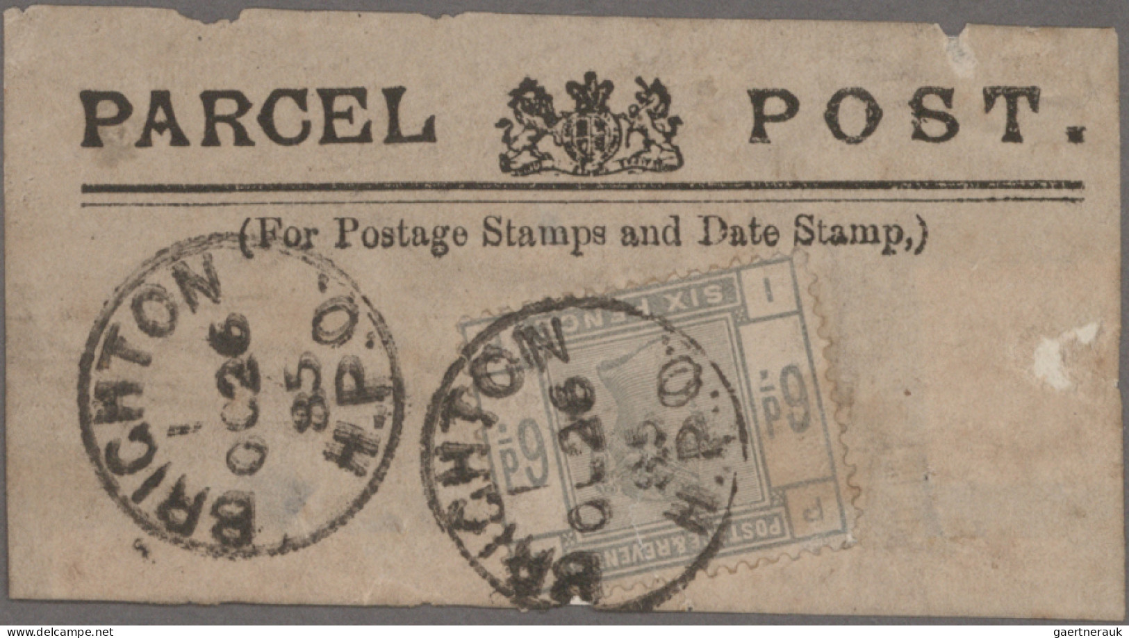 Great Britain: 1835/1890's: 40 Covers, Postcards And A Parcel Label All Franked - Andere & Zonder Classificatie