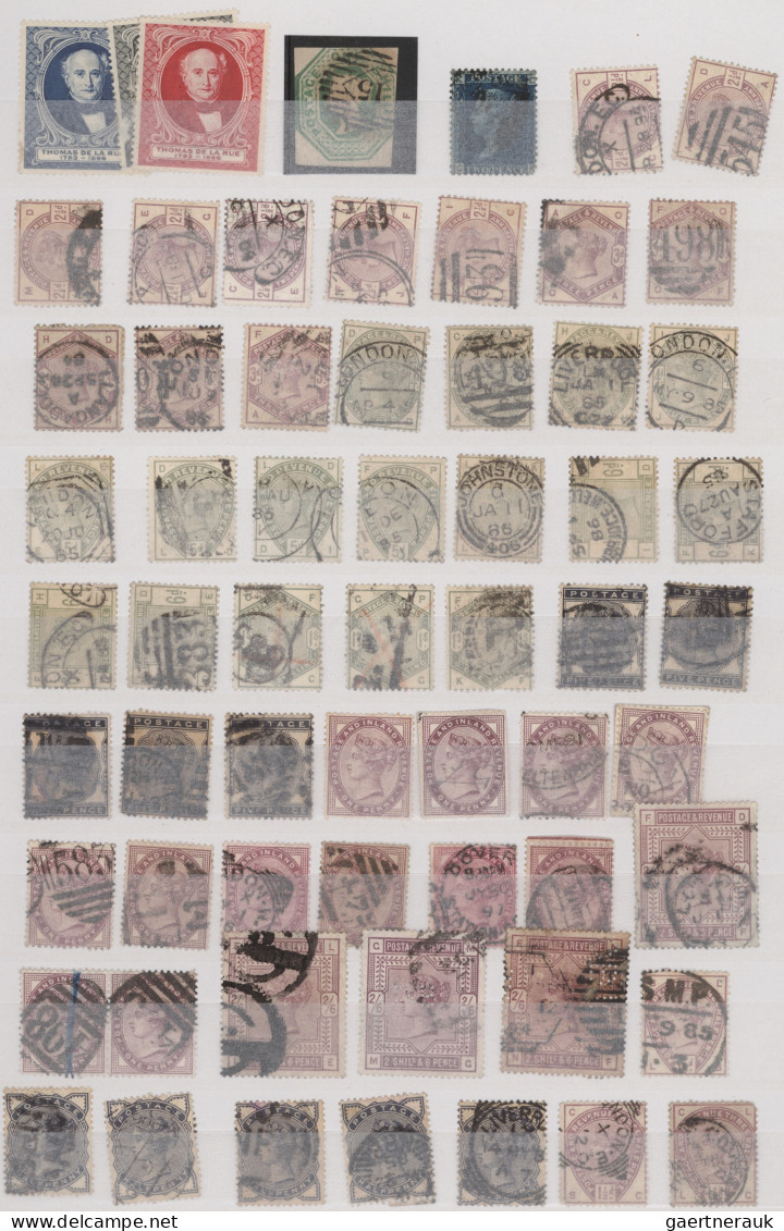 Great Britain: 1840/1910 (ca.), Used Collection/balance On Stockpages, As Usual - Gebraucht