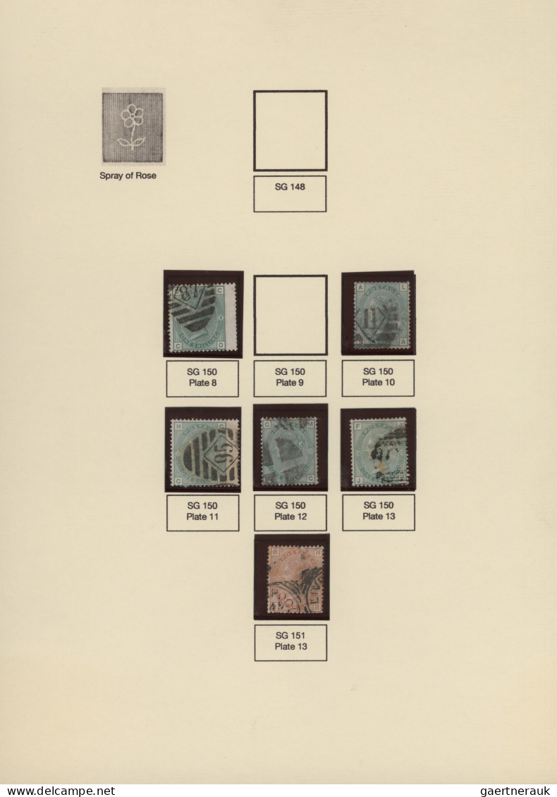 Great Britain: 1840/1950, comprehensive used and unused collection individually