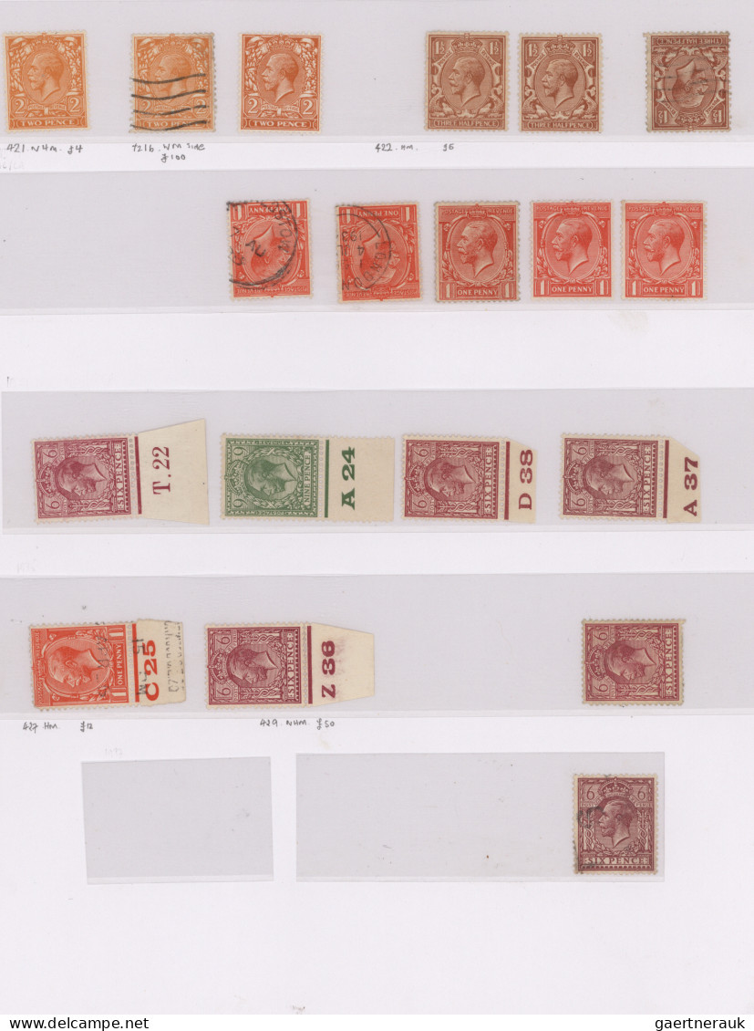 Great Britain: 1840/1970, used and mint collection in a DAVO album, varied condi