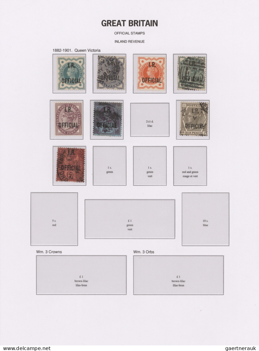 Great Britain: 1840/1970, used and mint collection in a DAVO album, varied condi