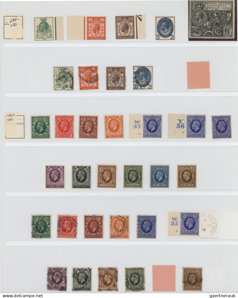 Great Britain: 1840-1951 Ca.: Collection Of Covers, Postcards, Postal Stationery - Autres & Non Classés