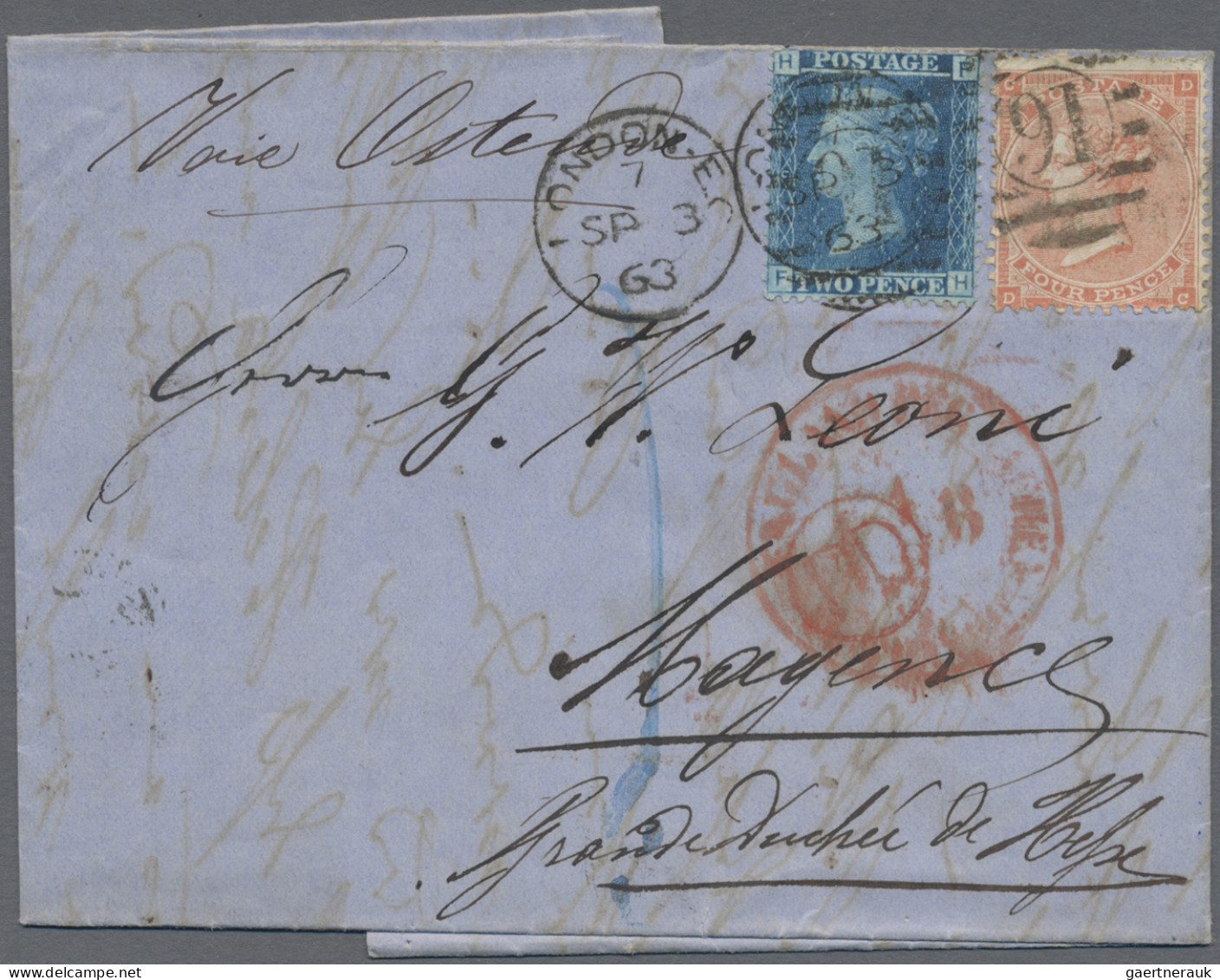 Great Britain: 1859/1928, Lot Of 35 Covers/cards (plus One Front), Slightly Vari - Cartas & Documentos