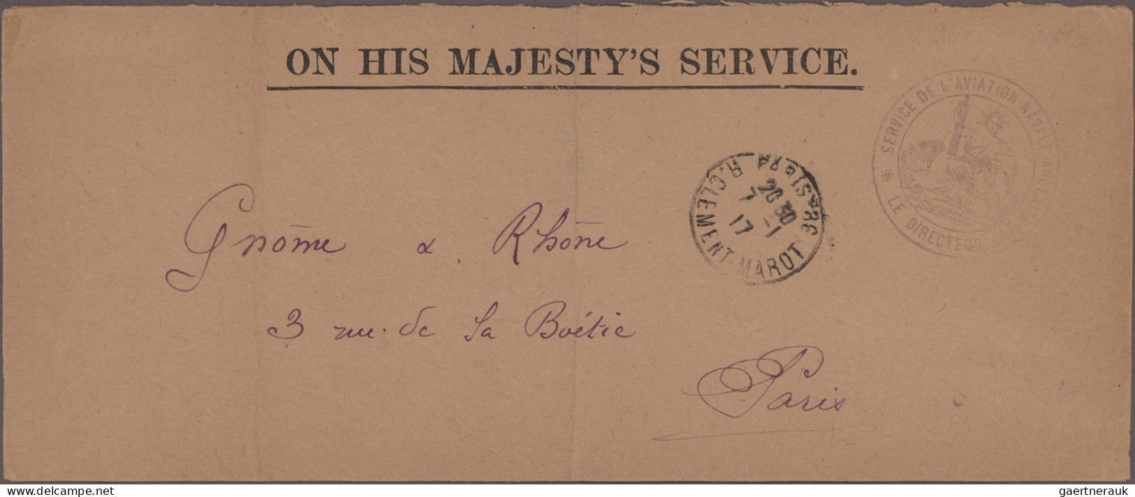 Great Britain: 1897/1948 Five Unusual Covers, With 1897 Printed Envelope Used As - Brieven En Documenten