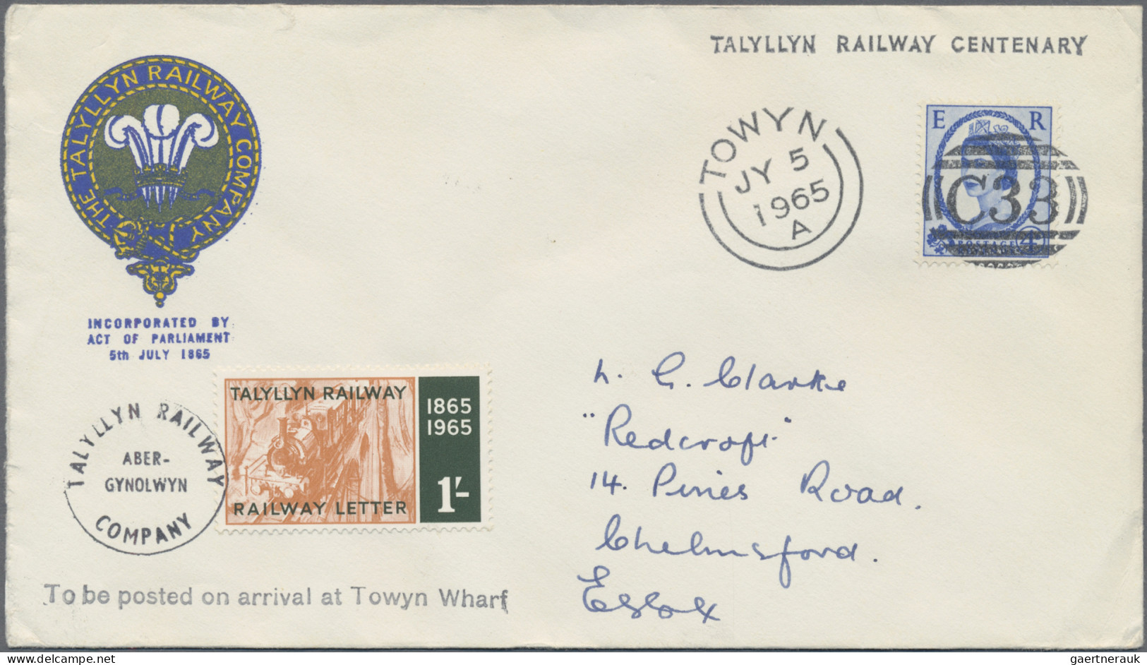 Great Britain: 1900-1980's (c.) RAILWAY, TRAMS & T.P.O.: Collection of hundreds