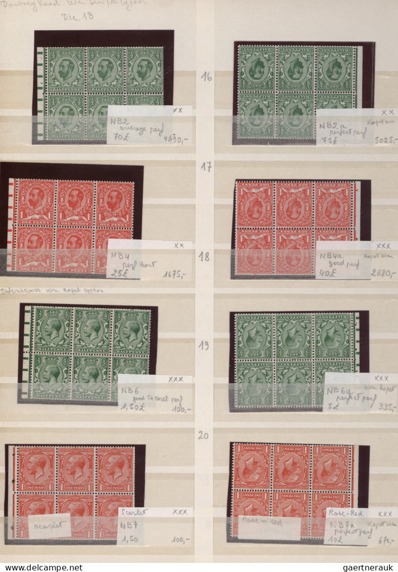 Great Britain - Se-tenants: 1904/1970 Ca., Very Comprehensive Collection Of Ca.2 - Autres