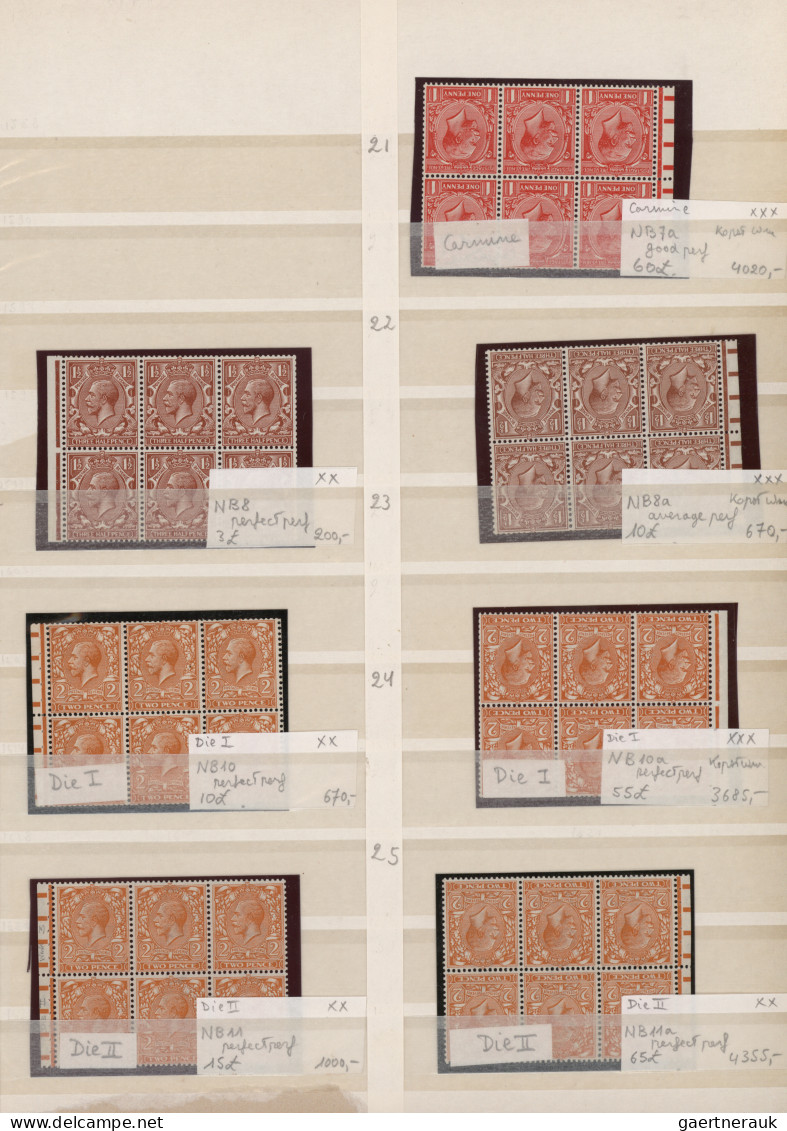 Great Britain - Se-tenants: 1904/1970 Ca., Very Comprehensive Collection Of Ca.2 - Otros