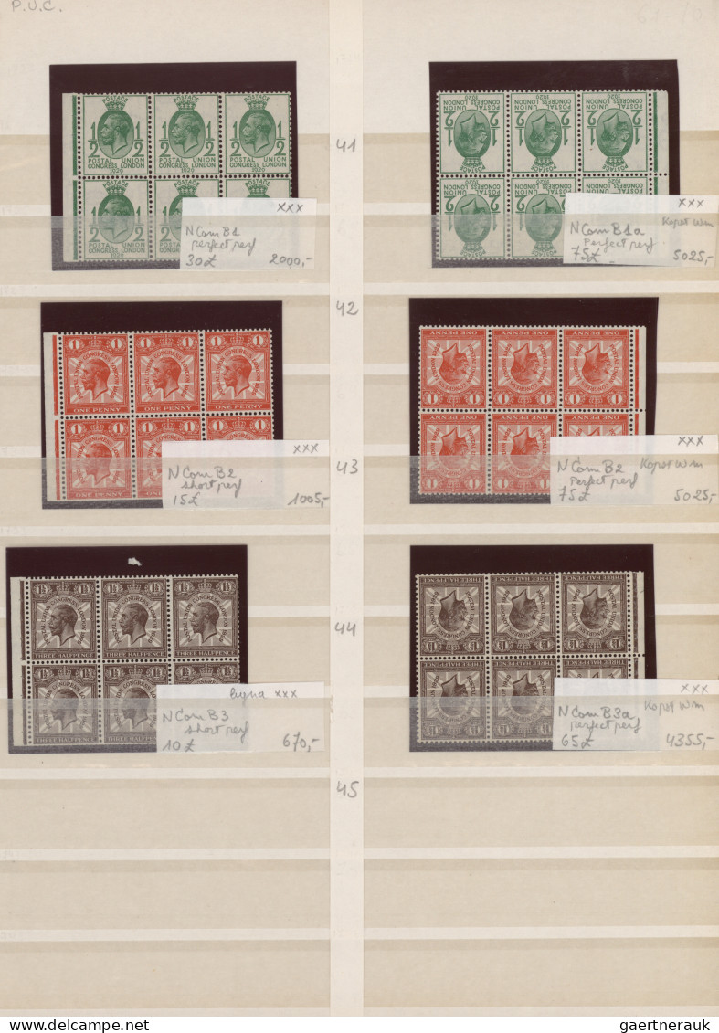 Great Britain - Se-tenants: 1904/1970 Ca., Very Comprehensive Collection Of Ca.2 - Otros