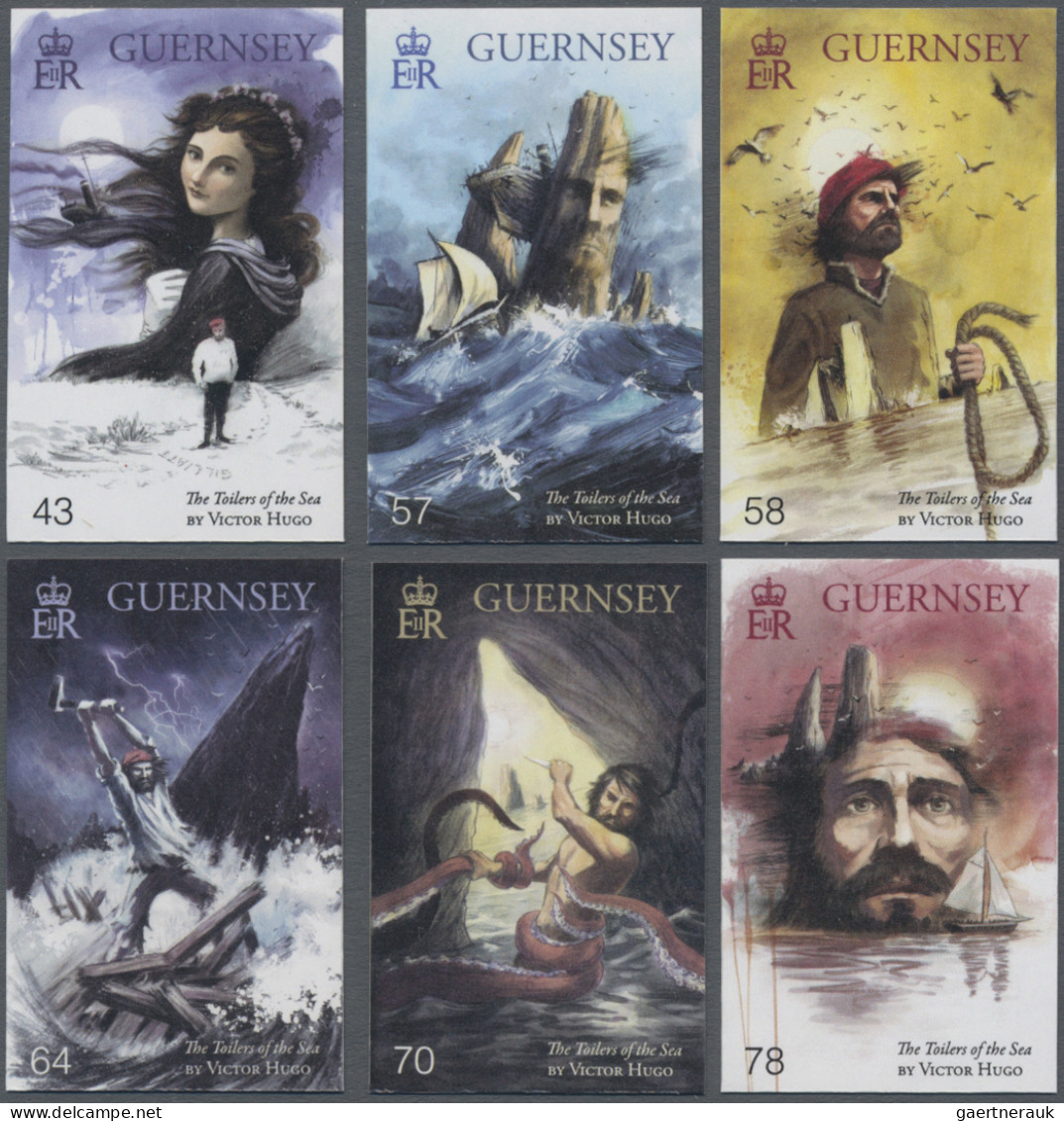 Guernsey: 2000/2016. Collection Containing 2515 IMPERFORATE Stamps And 37 IMPERF - Guernesey