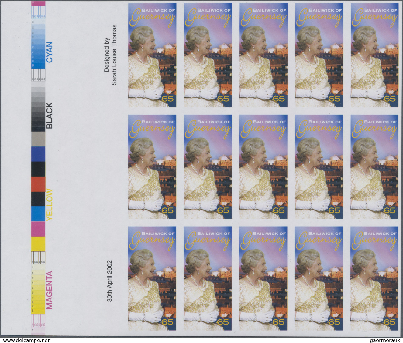 Guernsey: 2002/2016. Collection Containing 168 IMPERFORATE Stamps (inclusive S/s - Guernesey