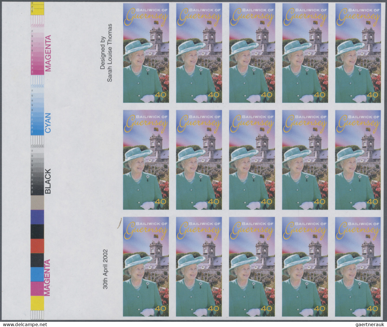 Guernsey: 2002/2016. Collection Containing 168 IMPERFORATE Stamps (inclusive S/s - Guernsey