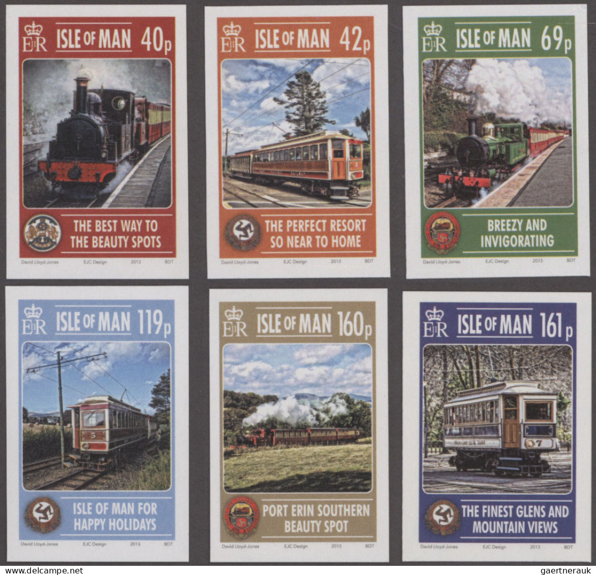 Isle of Man: 1992/2016. Collection containing 6213 IMPERFORATE stamps and 220 IM