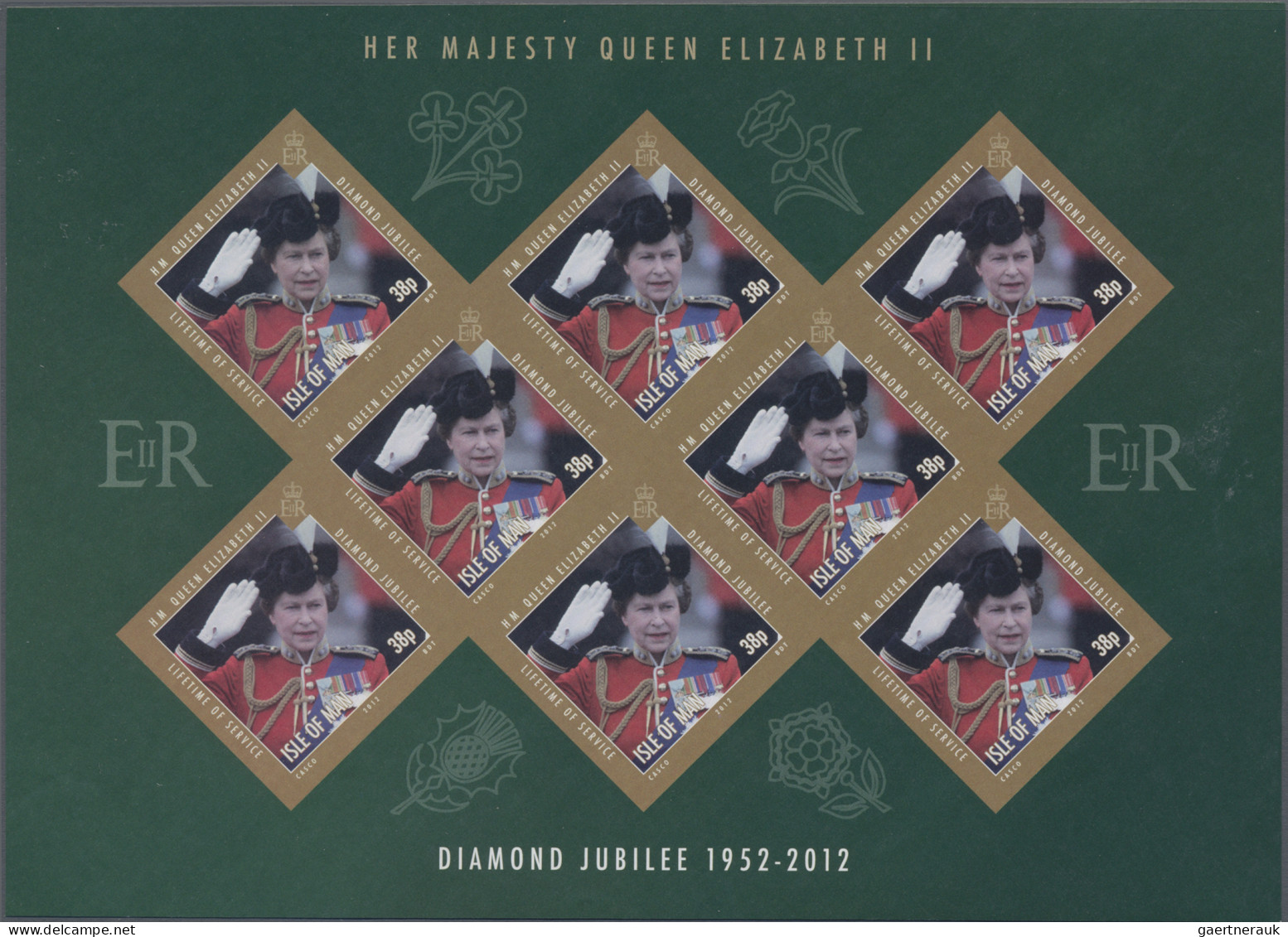 Isle of Man: 2002/2016. Collection containing 251 IMPERFORATE stamps (inclusive