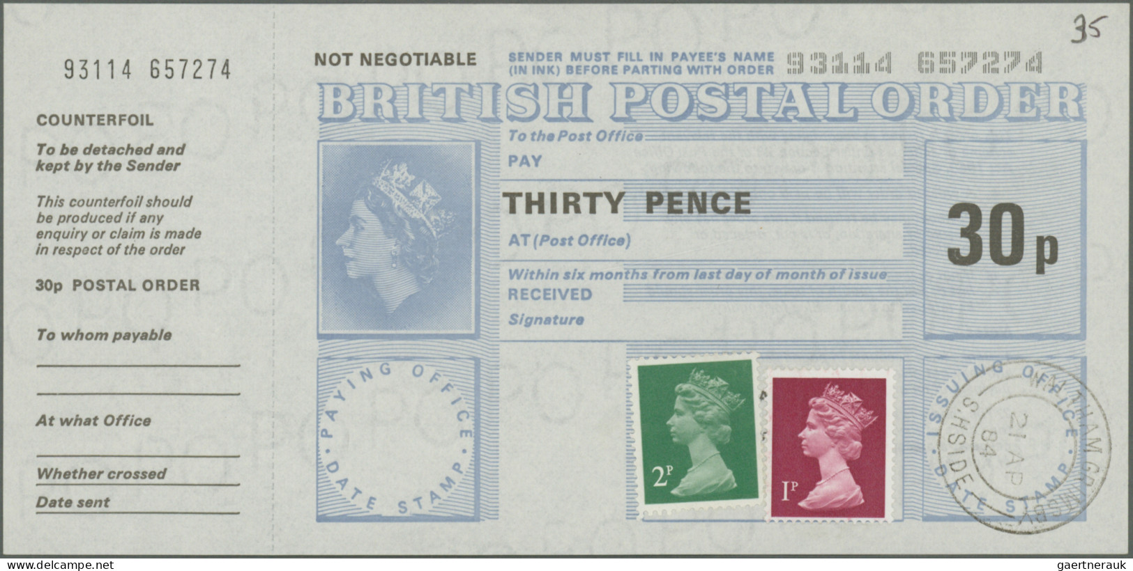 Great Britain - Postal Stationary: 1955-2000 (ca.): Collection Of About 800 Quee - Andere