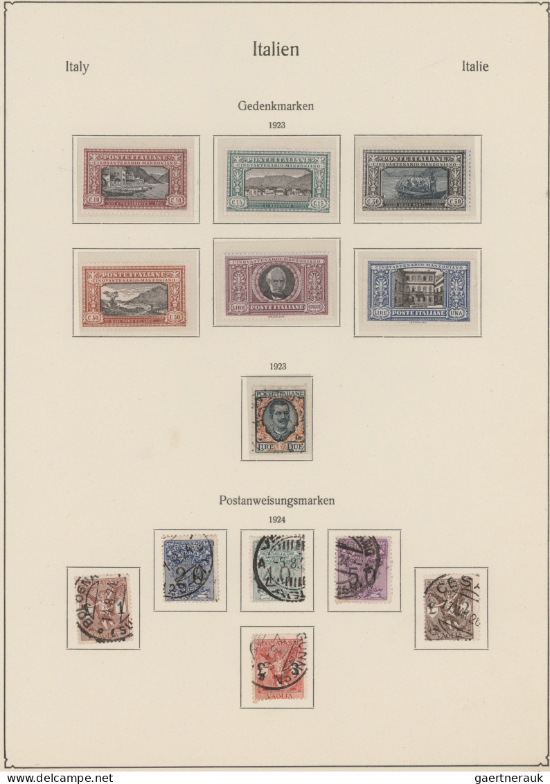 Italy: 1852/1973, Italian States+Italy+area, Comprehensive Mint And Used Collect - Sammlungen