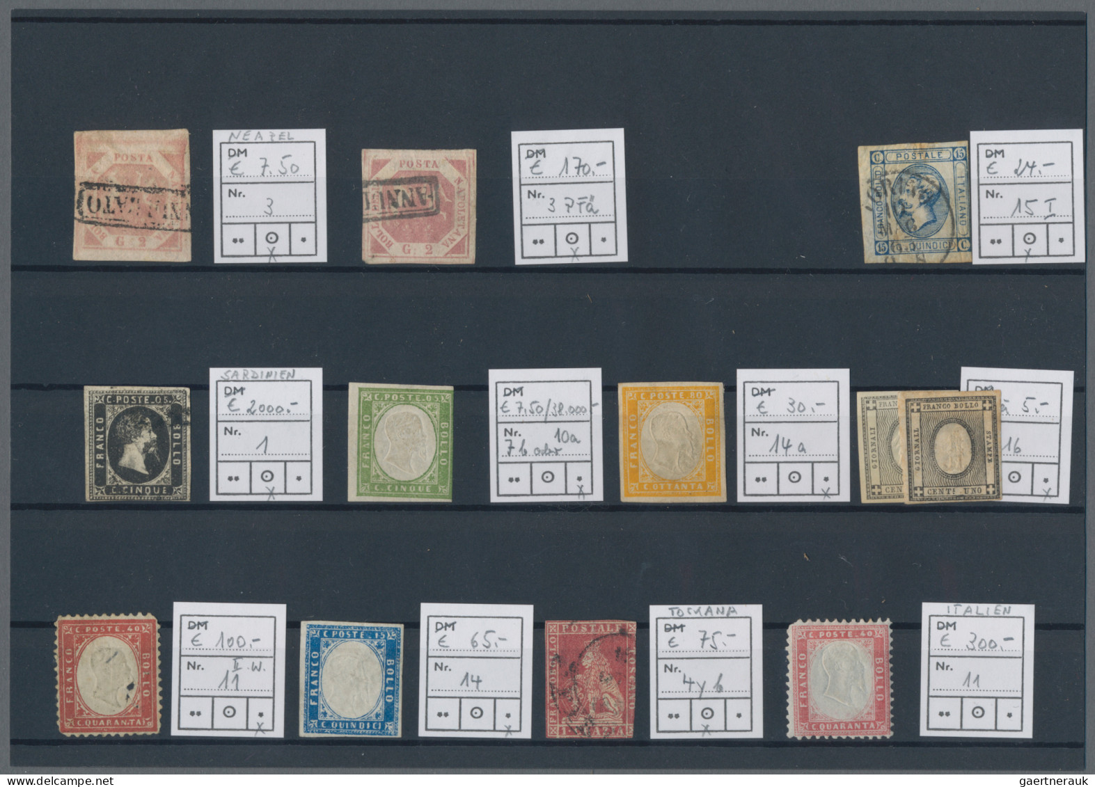 Italy: 1855/2019 (ca.), Italian Area, Mint And Used Balance On Stockcards, From - Collections