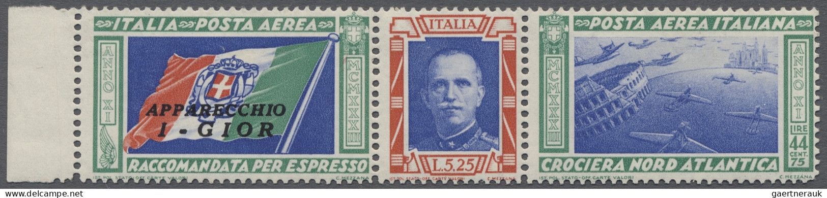 Italy: 1862/1944, beachtenswerte überwiegend postfrisch oder ungebraucht zusamme
