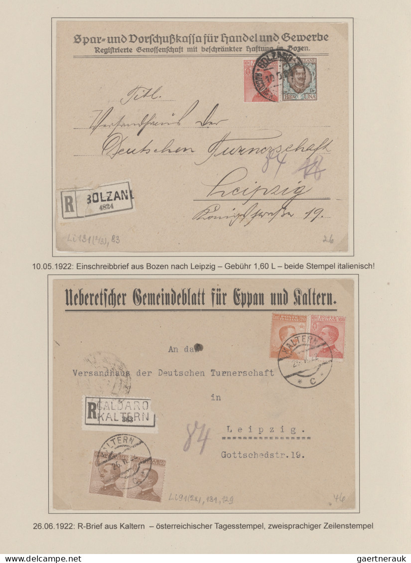 Italy: 1901/1929: "Definitives" (francobolli ordinari) in an exhibit like presen