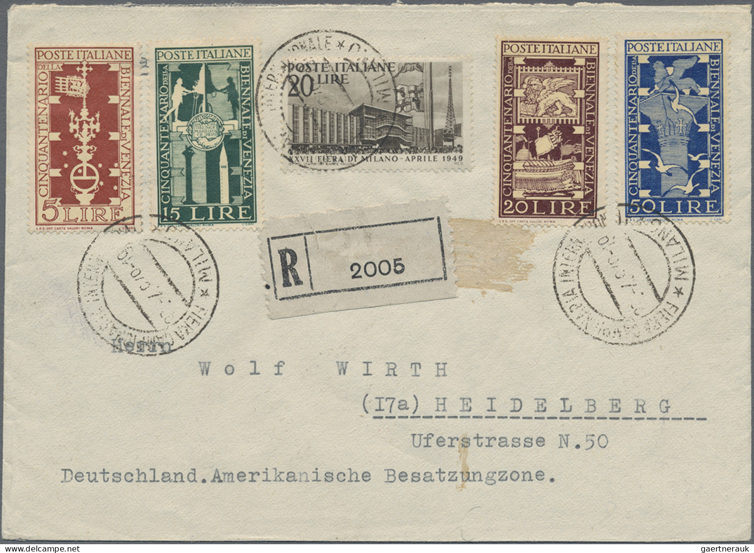 Italy: 1947/1978, Assortment Of 29 Interesting (mainly Commercial) Covers/cards, - Verzamelingen