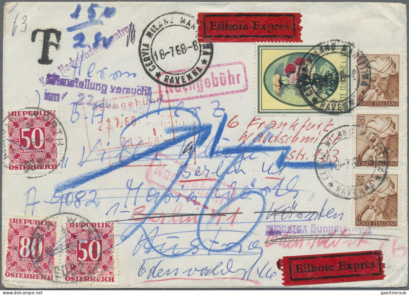 Italy: 1947/1978, Assortment Of 29 Interesting (mainly Commercial) Covers/cards, - Collections