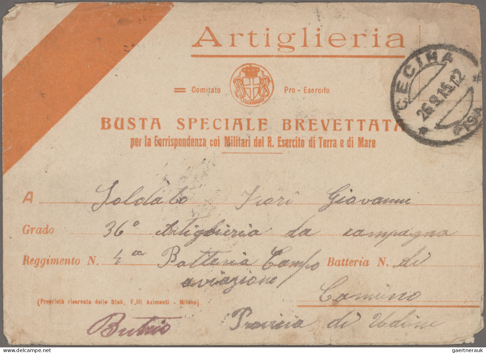 Italy - Postal Stationary: 1914/1918, Approx. 150 "cartoline Postale In Franchig - Stamped Stationery