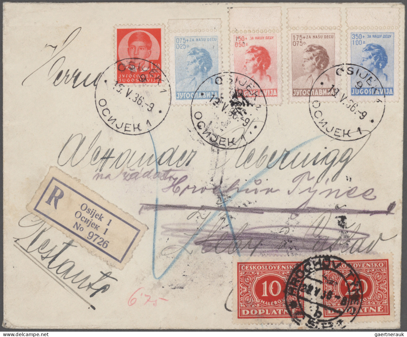 Yugoslavia: 1921/1986, balance of apprx. 150 covers/cards from some Kingdom of Y
