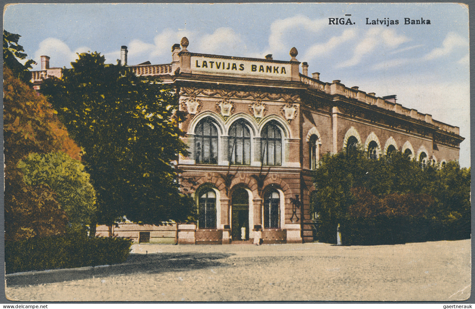 Latvia: 1890-1930 (c.): Collection Of 46 Lithographed Picture Postcards Depictin - Letonia