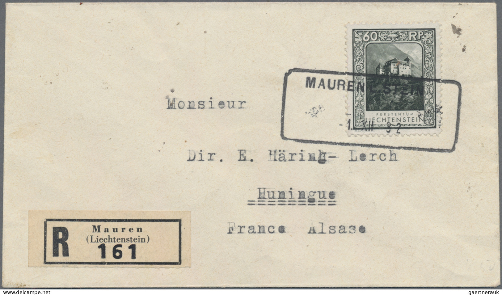 Liechtenstein: 1866/1980, Umfangreiche Sammlung Von Ca. 720 Briefen Und Karten A - Lotti/Collezioni