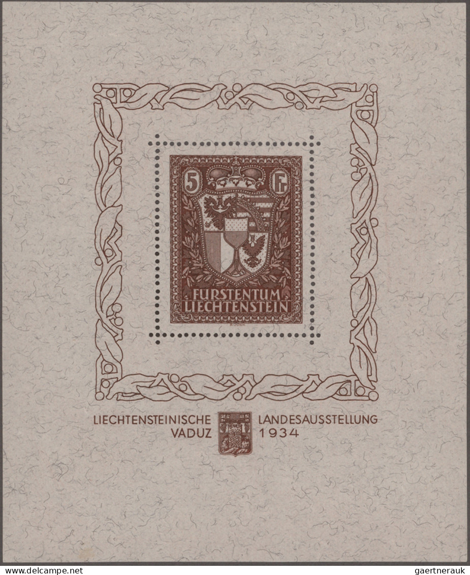 Liechtenstein: 1912/2015, Sammlung Anfangs Lücken Und Meist Ungebraucht Gesammel - Sammlungen
