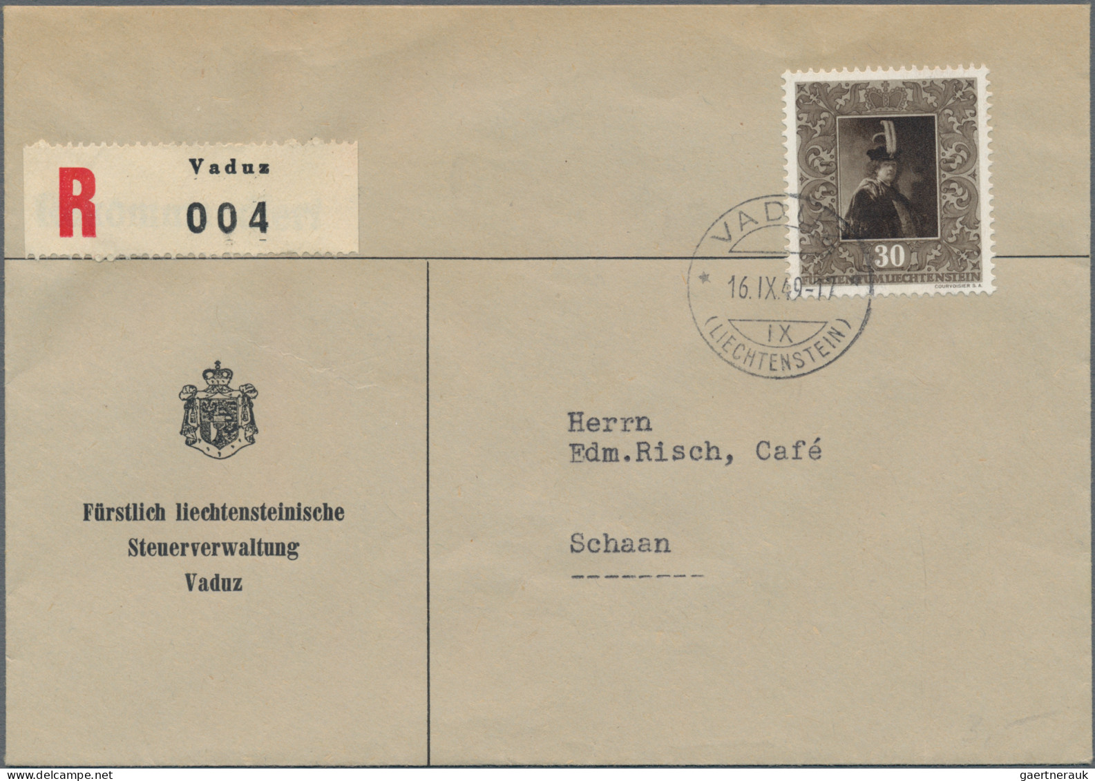 Liechtenstein - Dienstmarken: 1924/1958, Sauberes Lot Mit 18 Dienstbriefen Meist - Dienstmarken