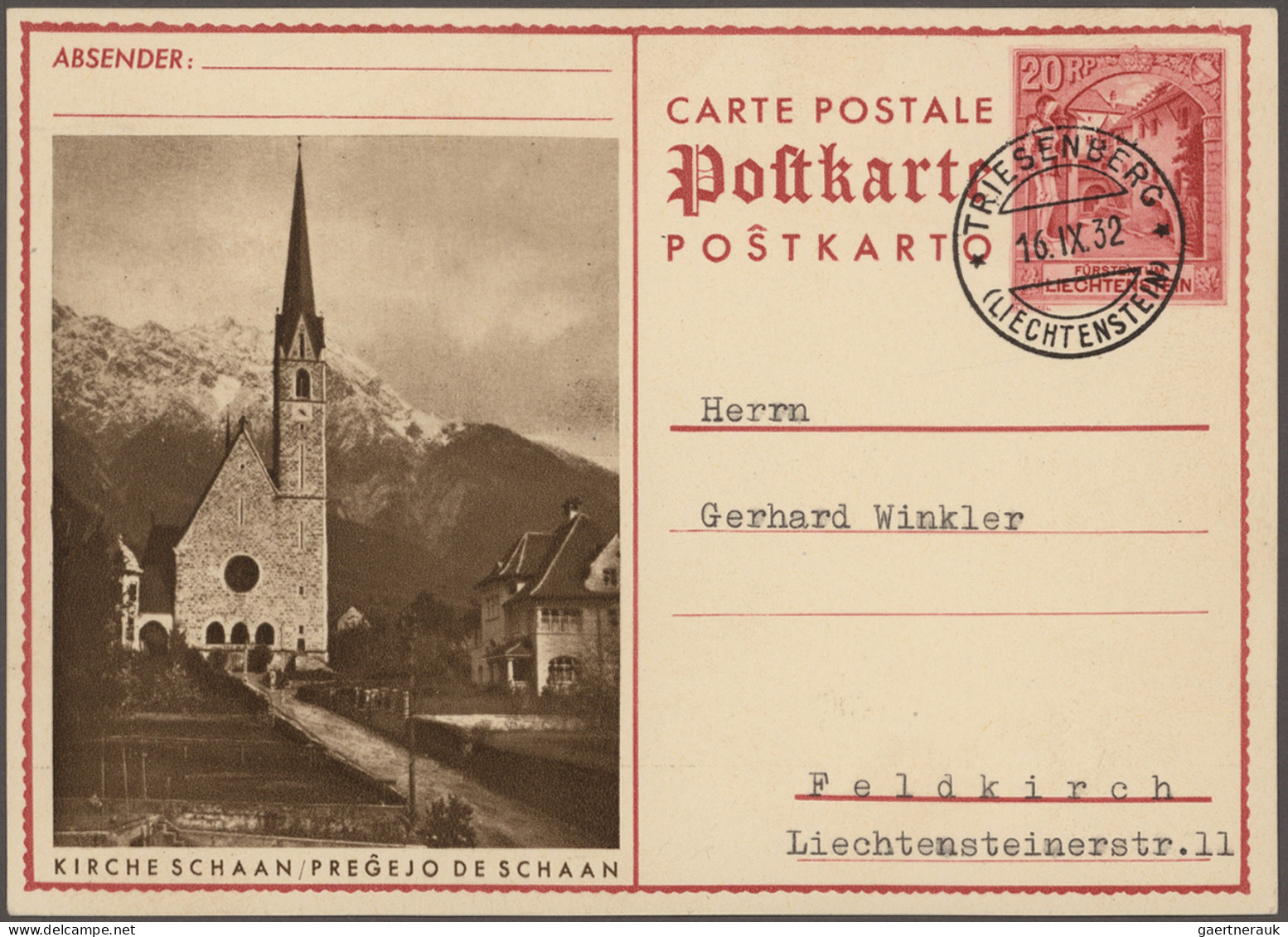 Liechtenstein - Ganzsachen: 1881/1938, Lot Mit 7 Sauberen Ganzsachen Dabei U.a. - Enteros Postales