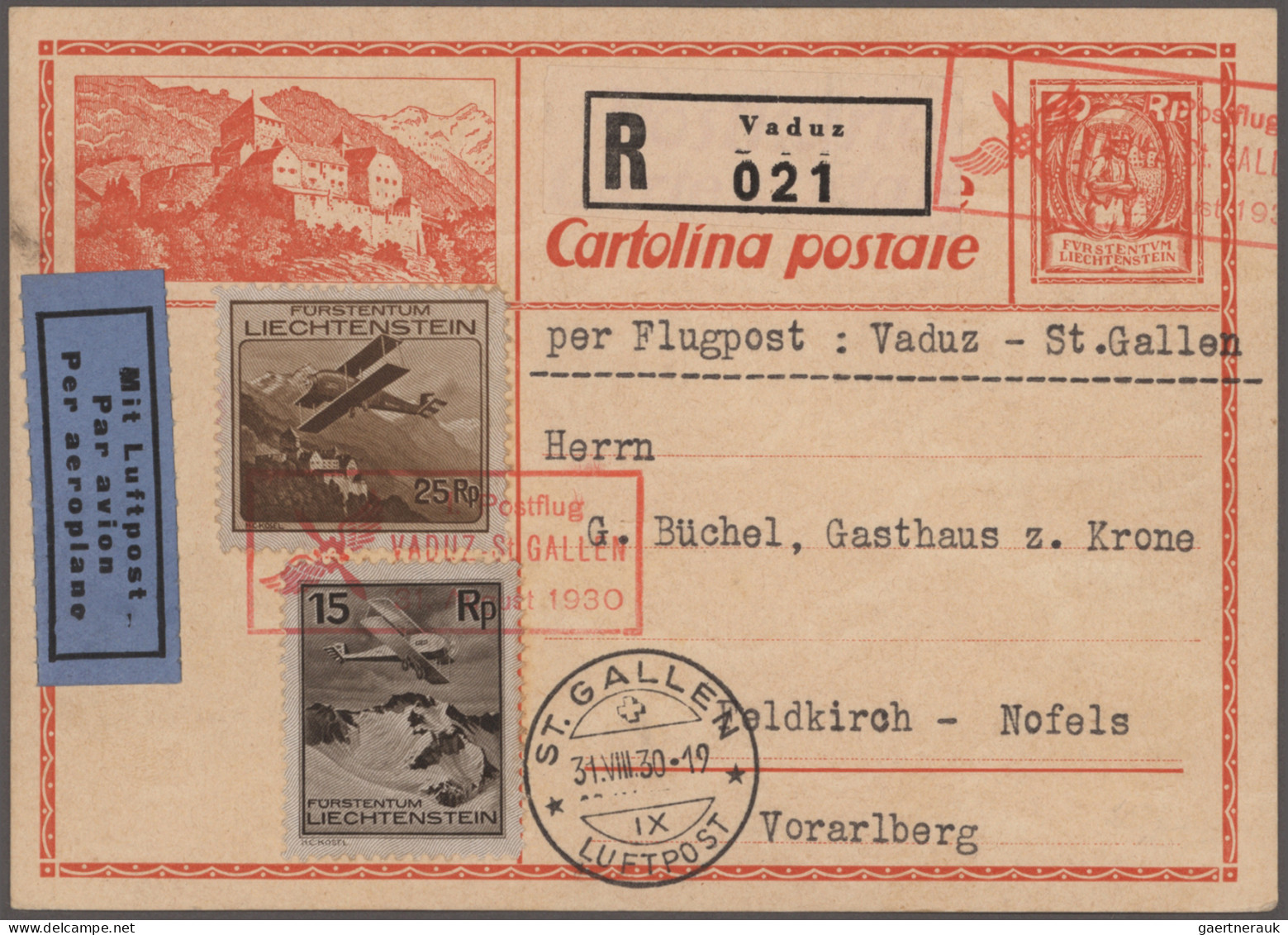 Liechtenstein - Ganzsachen: 1918/2009, Sehr Umfangreiche Saubere Ganzsachensamml - Enteros Postales