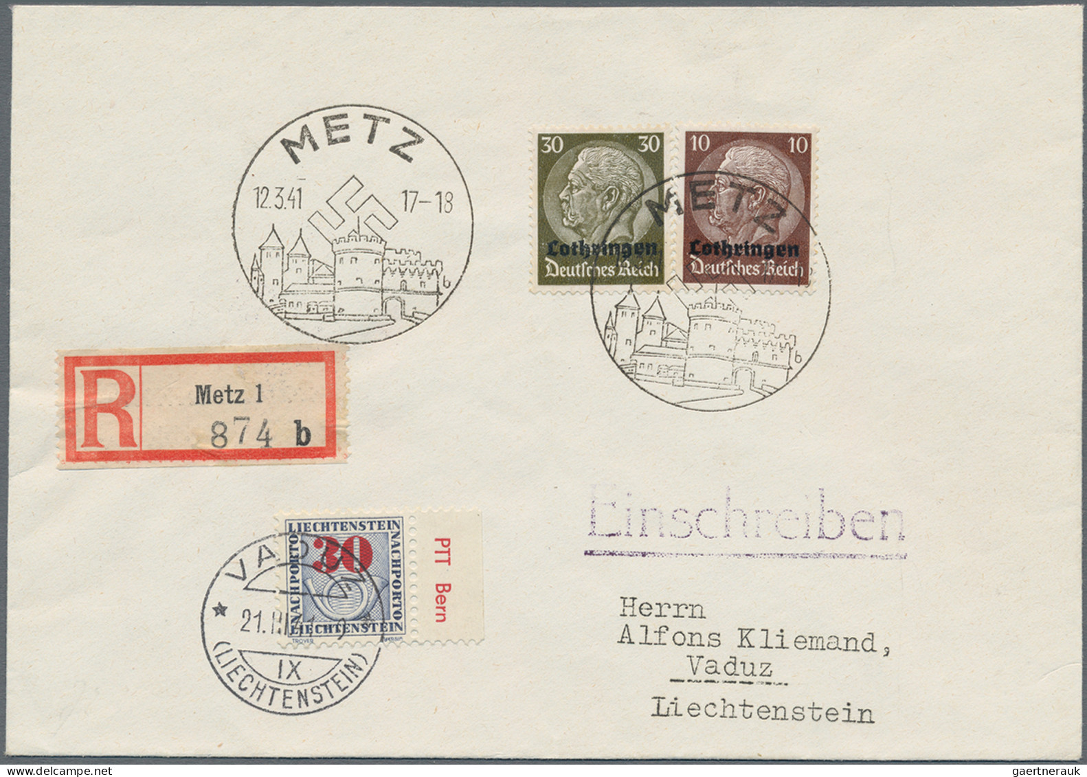 Liechtenstein - Besonderheiten: 1898/1954, Sauberes Interessantes Lot Mit 11 Bel - Andere